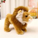 Игрушка плюшевый лев, высота 20 см MORTEN SOLUM, коричневый - фото 8