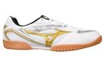 Mizuno Кроссовки унисекс, White/Gold - фото 6