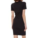 Платье с нашивкой Logo patch VERSACE JEANS COUTURE, черный - фото 5