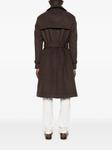 Пальто с поясом Brunello Cucinelli, коричневый - фото 4