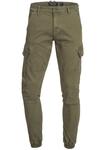 Брюки-карго INDICODE JEANS Tapered Cargo Pants August, хаки - фото