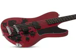 Бас-гитара Schecter Simon Gallup Ultra Electric 2023, красная - фото 4