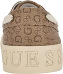 Кроссовки Guess Men's Silzon Boat Shoe, Light Brown Logo Multi 230 - фото 3