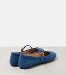 Туфли Мэри Джейн от Carla Denim Gianvito Rossi, Mid Blue - фото 2