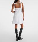 Мини-платье с вырезом логотипа Reedition Courrèges, Mist - фото 3