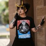 Футболка Loki - Vote Loki черная - фото