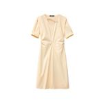 Летнее платье с коротким рукавом ELLE, синий - фото 3