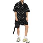 Повседневные шорты мужские черные Balenciaga, черный - фото 2