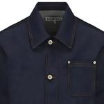 Куртка джинсовая женская Loewe на пуговицах, синий - фото 6