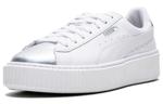 Кроссовки suede platform white/silver Puma, белый - фото 2