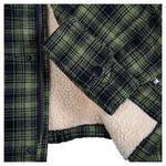 Классическая куртка из шерпы Brandit, оливковый/черный - фото 4