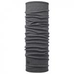 Шарф труба Buff Midweight Merino Wool, цвет Light Grey Melange - фото