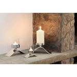 Подсвечник Fink Wave, серебряный - фото 2