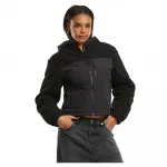 Куртка Urban Classics Sherpa Crinkle Nylon Mix, черный - фото