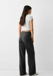 Брюки WIDE-LEG TAILORED Bershka, цвет mottled dark grey - фото 3