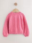 Вязаный кардиган Next, розовый - фото 2