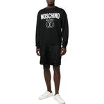Свитшот с принтом логотипа MOSCHINO, черный - фото 7