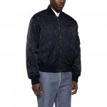 VERSACE Вышитая логотипом куртка-бомбер на молнии, Navy Blue - фото 7