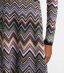 Мини-платье зигзаг Missoni, Multicolor Brown and Yellow - фото 5