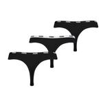 Стринги Puma 3 шт, черный - фото 2