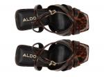 Сандалии Aldo Meteora Sandal, Dark Brown/Black Tortoise Shell Synthetic - фото 6