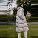 ELLE Пуховик Women's Medium Gray - фото 7