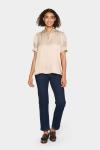 Блуза SAINT TROPEZ Veeni, светло-бежевый - фото 3
