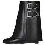 Ботинки Shark Lock высотой 6 см женские black Givenchy, Original Shoe Box Included - фото