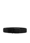 Ремень Mango Braided belt, Black - фото