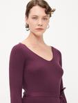 Вязаное платье Vero Moda Tall VMSABA, Wine Red - фото 3
