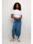 Юбка длиной до колена Kaffe, цвет medium blue denim - фото