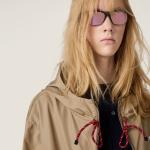 Блузон из технической ткани MIU MIU, глиняно-серый - фото 4