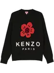 Свитер Boke Flower KENZO, черный - фото