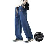 Джинсы унисекс GROW DATE, темно-синий - фото