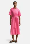 Платье-Рубашка Gant, Bright Fuschia - фото
