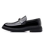 Лоферы мужские черный Jietegongyang - фото 2