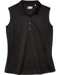 Поло Callaway Sleeveless Essential Solid Knit Polo, цвет Caviar - фото