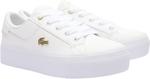Женские кроссовки Lacoste Ziane Platform, White/Gold - фото