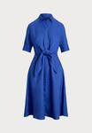 Платье-рубашка SOFT DRAPEY LINEN DRESS Lauren Ralph Lauren, синий - фото 4