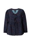 Блуза Ulla Popken Blouse, Marine/Dark Blue - фото 5