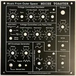 Синтезатор MFOS noise toaster front panel 2023 - Black - фото 2