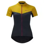 Футболка Jack Wolfskin Morobbia FZ, черный/желтый - фото 3