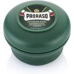 Мыло для бритья в миске 150 мл освежающее и тонизирующее мыло для бритья для мужчин с эвкалиптовым маслом и ментолом, производство Италия, зеленое, Proraso - фото 2