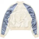 SS26 Satin Bomber Jacket Acne Studios, экрю - фото 2