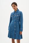 Платье-рубашка InWear Sophina, Blue denim - фото 5
