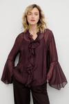 Блуза Answear.Lab, бордовый - фото