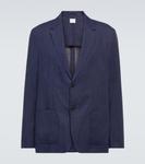 Льняной блейзер Sunspel, Light Navy - фото