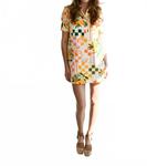 Платье с коротким рукавом в апельсиновом стиле Never a Wallflower - фото