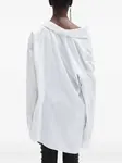 Асимметричная рубашка Ann Demeulemeester, белый - фото 4