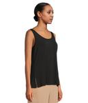 Топ Eileen Fisher Scoop Neck Tank, черный - фото 2